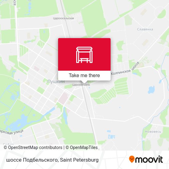 шоссе Подбельского map