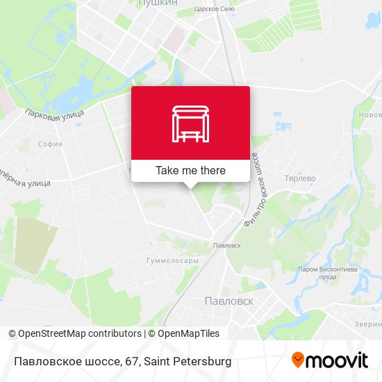 Павловское шоссе, 67 map