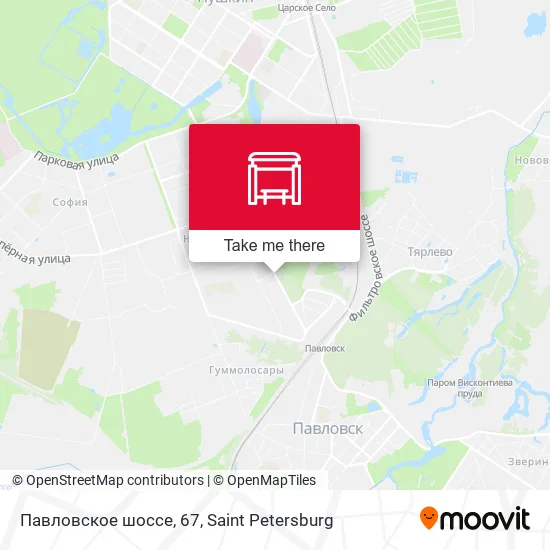 Павловское шоссе, 67 map