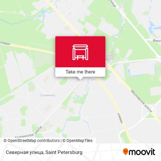 Северная улица map