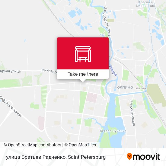 улица Братьев Радченко map