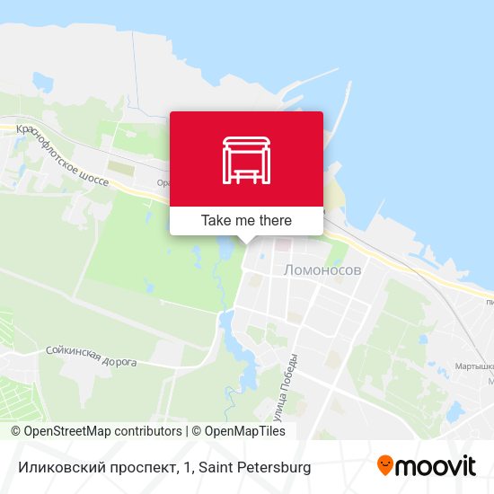 Иликовский проспект, 1 map