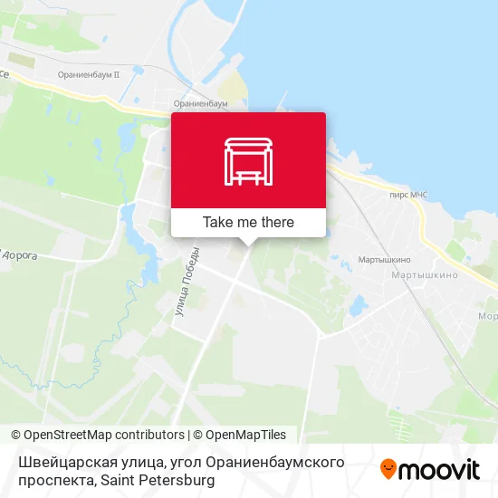 Швейцарская улица, угол Ораниенбаумского проспекта map