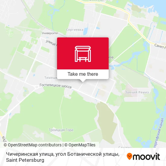 Чичеринская улица, угол Ботанической улицы map