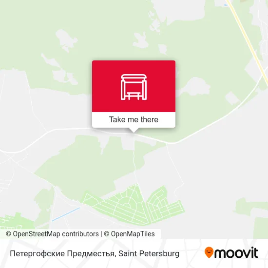 Петергофские Предместья map