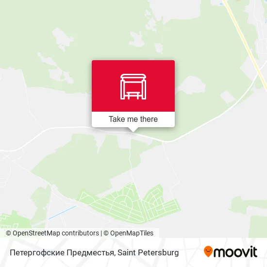 Петергофские Предместья map