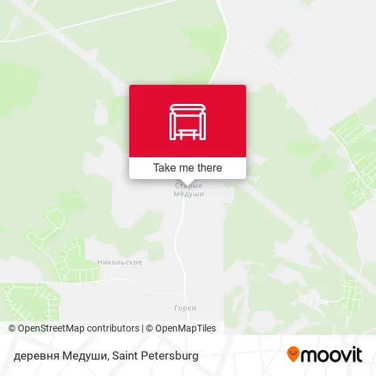 деревня Медуши map
