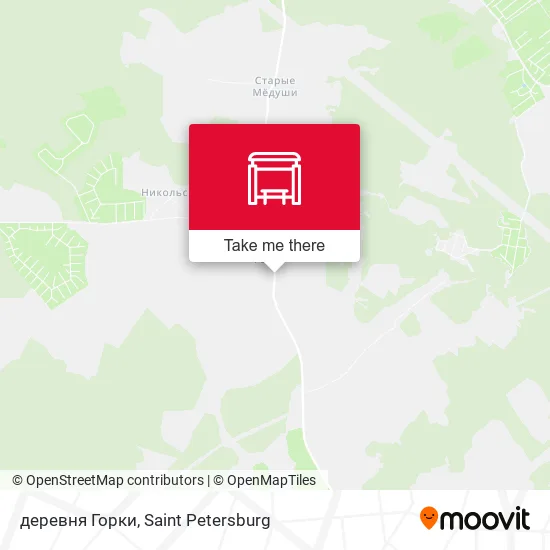 деревня Горки map