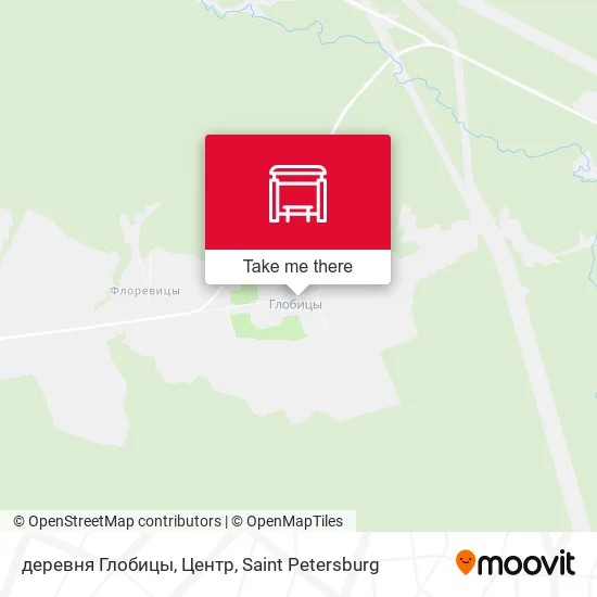деревня Глобицы, Центр map