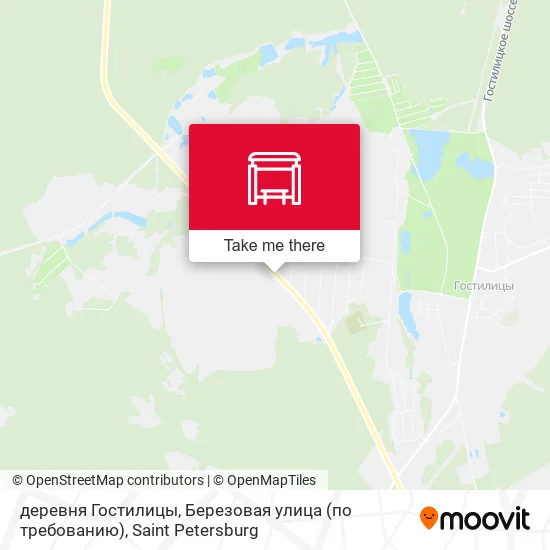 деревня Гостилицы, Березовая улица (по требованию) map