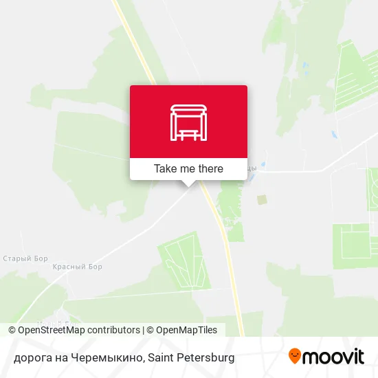 дорога на Черемыкино map