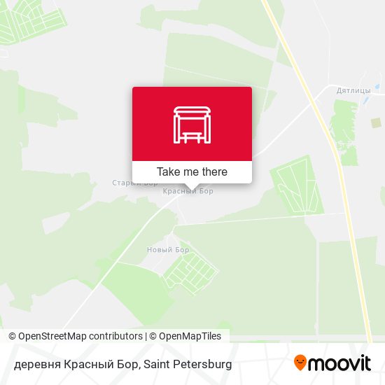 деревня Красный Бор map
