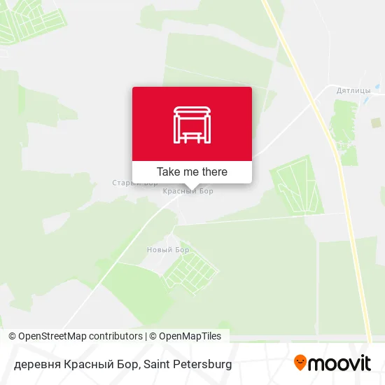 деревня Красный Бор map