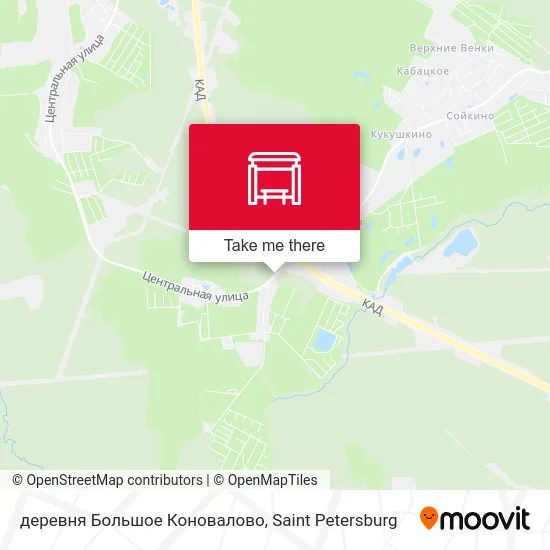 деревня Большое Коновалово map