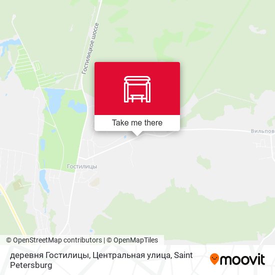 деревня Гостилицы, Центральная улица map