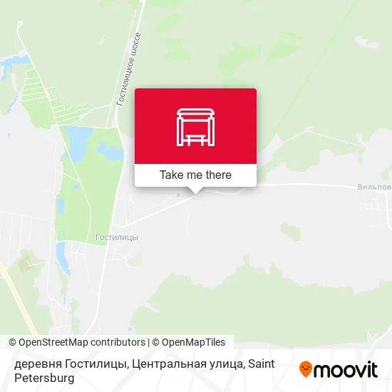 деревня Гостилицы, Центральная улица map