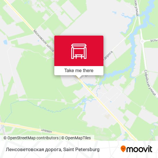 Ленсоветовская дорога map