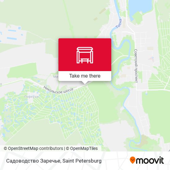 Садоводство Заречье map