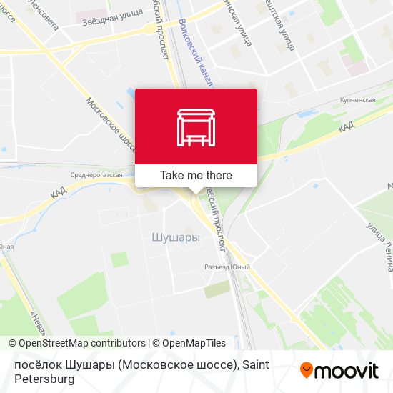 посёлок Шушары (Московское шоссе) map