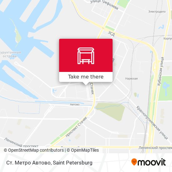 Ст. Метро Автово map