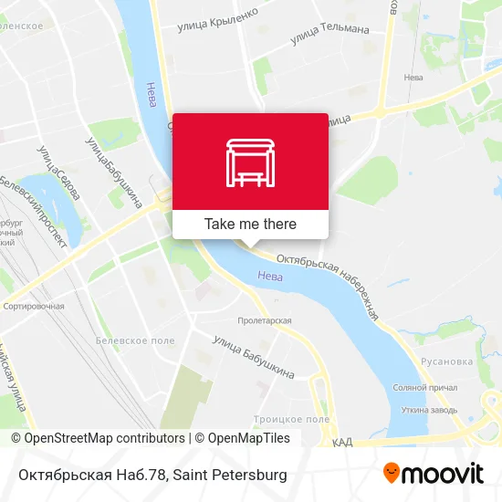 Октябрьская Наб.78 map