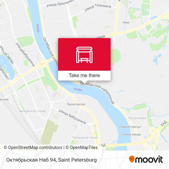 Октябрьская Наб.94 map