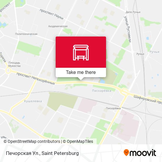Печорская Ул. map