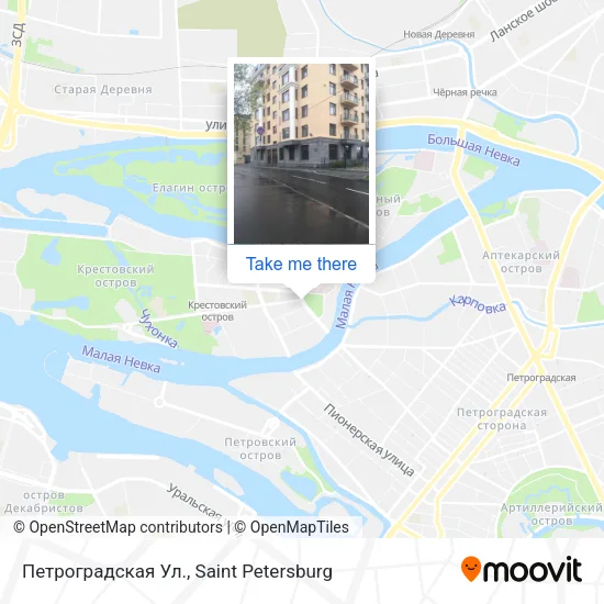 Петроградская Ул. map