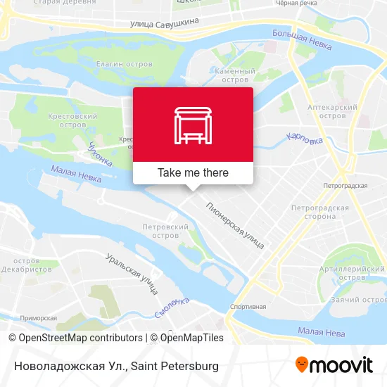 Новоладожская Ул. map