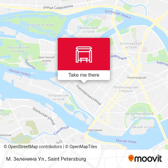 М. Зеленина Ул. map