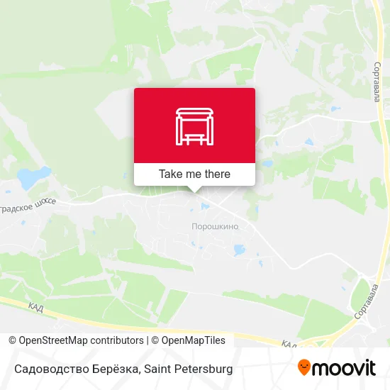 Садоводство Берёзка map