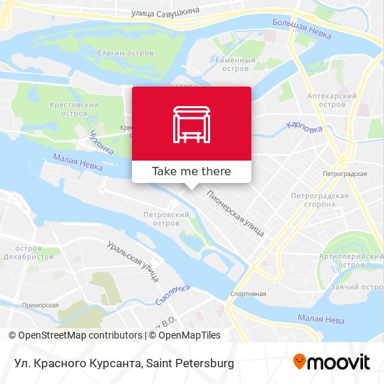 Ул. Красного Курсанта map