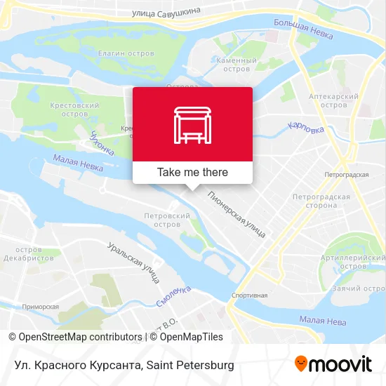 Ул. Красного Курсанта map