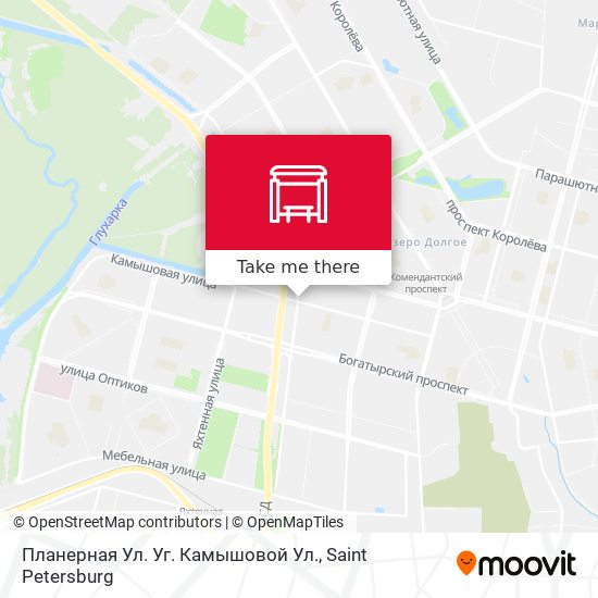 Планерная Ул.  Уг. Камышовой Ул. map