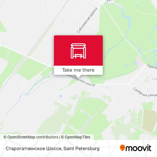 Старогатчинское Шоссе map
