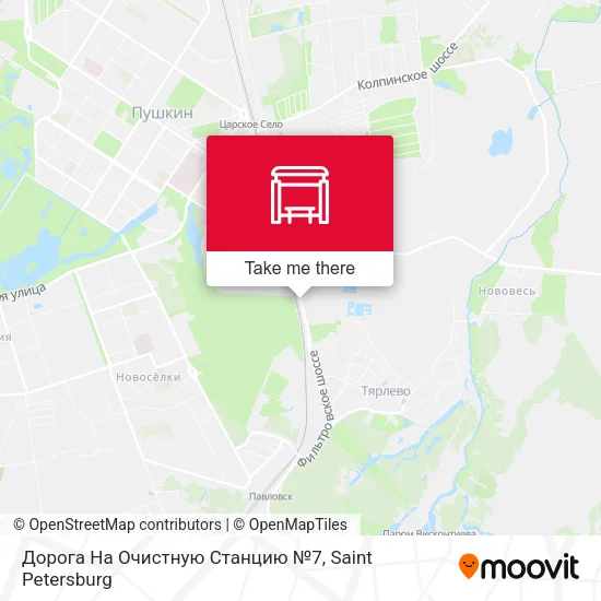 Дорога На Очистную Станцию №7 map