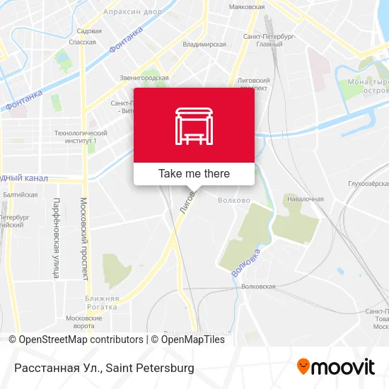 Расстанная Ул. map