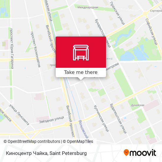 Киноцентр Чайка map