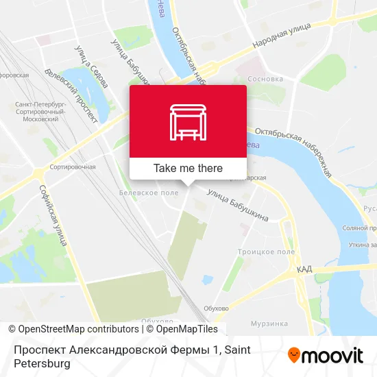 Проспект Александровской Фермы 1 map