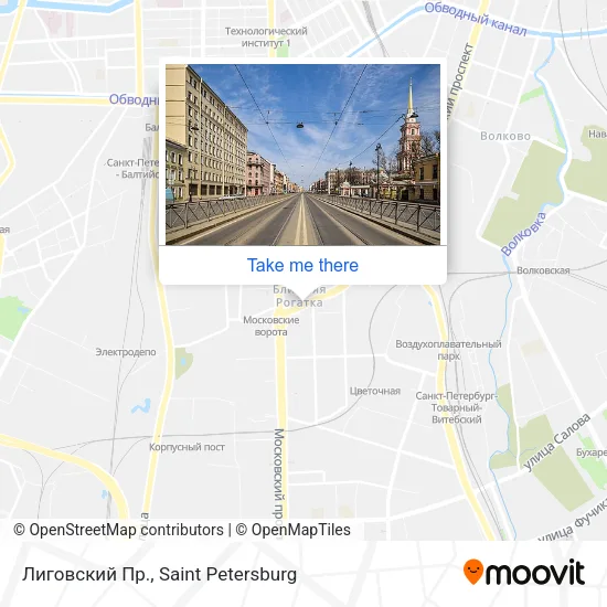 Лиговский Пр. map