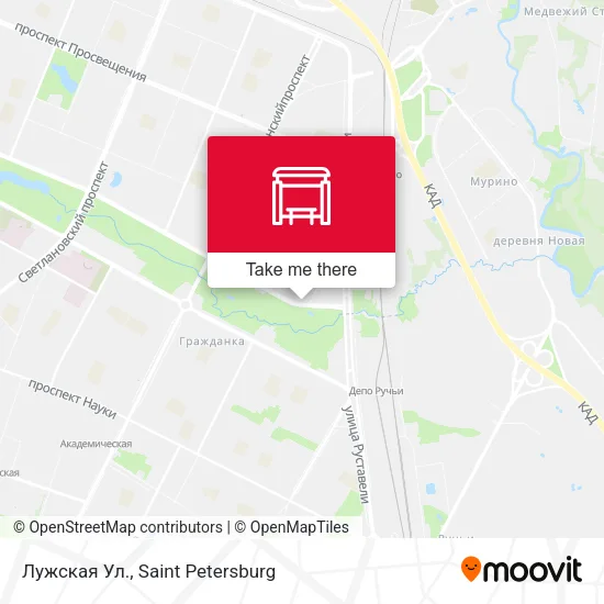 Лужская Ул. map