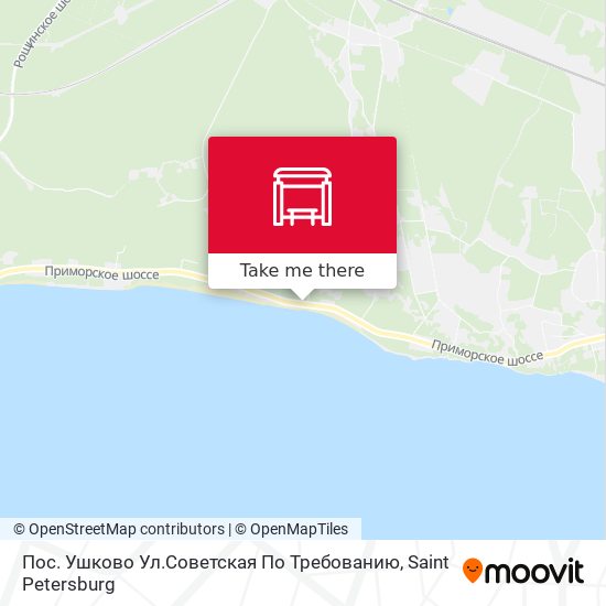 Пос. Ушково Ул.Советская По Требованию map