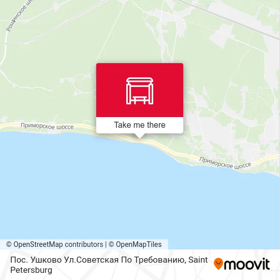 Пос. Ушково Ул.Советская По Требованию map