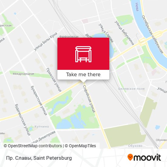 Пр. Славы map