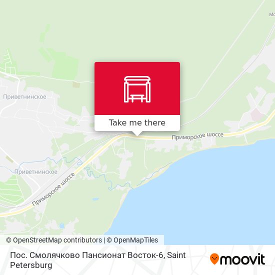 Пос. Смолячково Пансионат Восток-6 map
