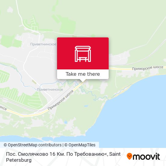 Пос. Смолячково 16 Км. По Требованию< map