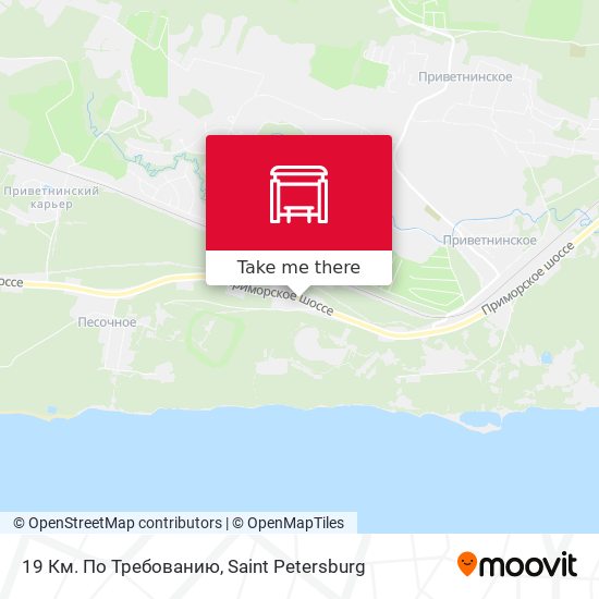 19 Км. По Требованию map