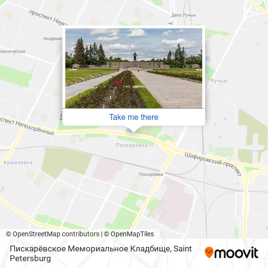 Пискарёвское Мемориальное Кладбище map