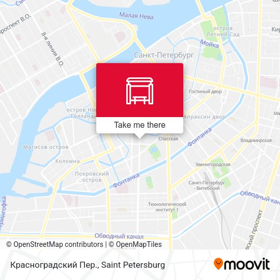 Красноградский Пер. map