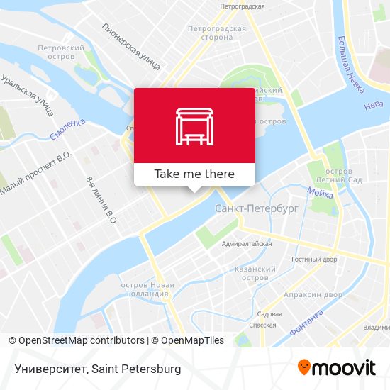Университет map